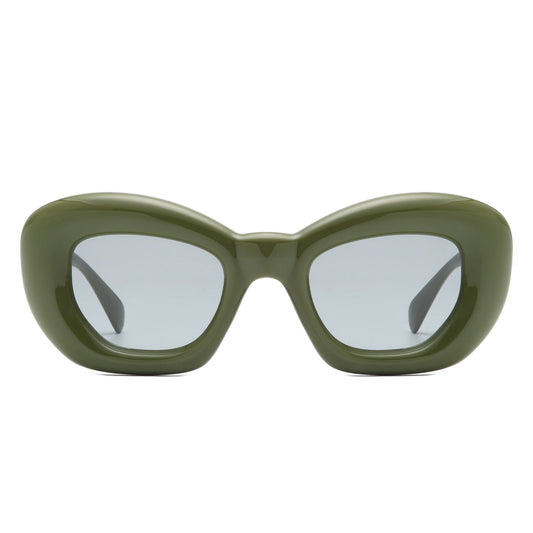 Uplos - Square Thick Frame Women Fashion Cat Eye Sunglasses