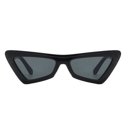 Sublar - Retro Triangle Fashion Colorful Cat Eye Women Sunglasses