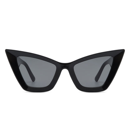 Stardaze - Retro Square High Pointed Cat Eye Sunglasses