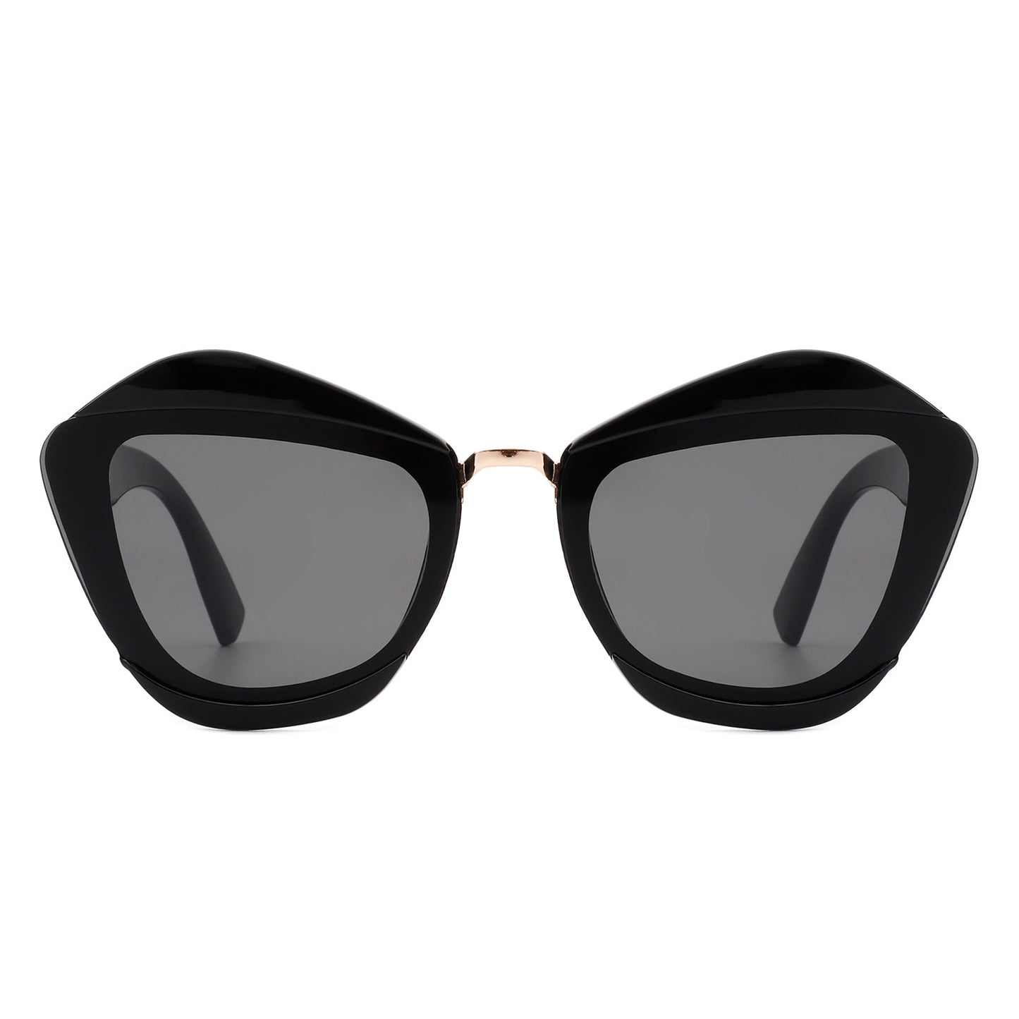 Women Square Fashion Irregular Cat Eye Sunglasses