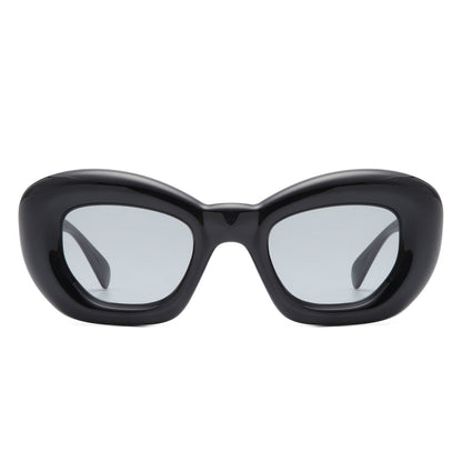 Uplos - Square Thick Frame Women Fashion Cat Eye Sunglasses