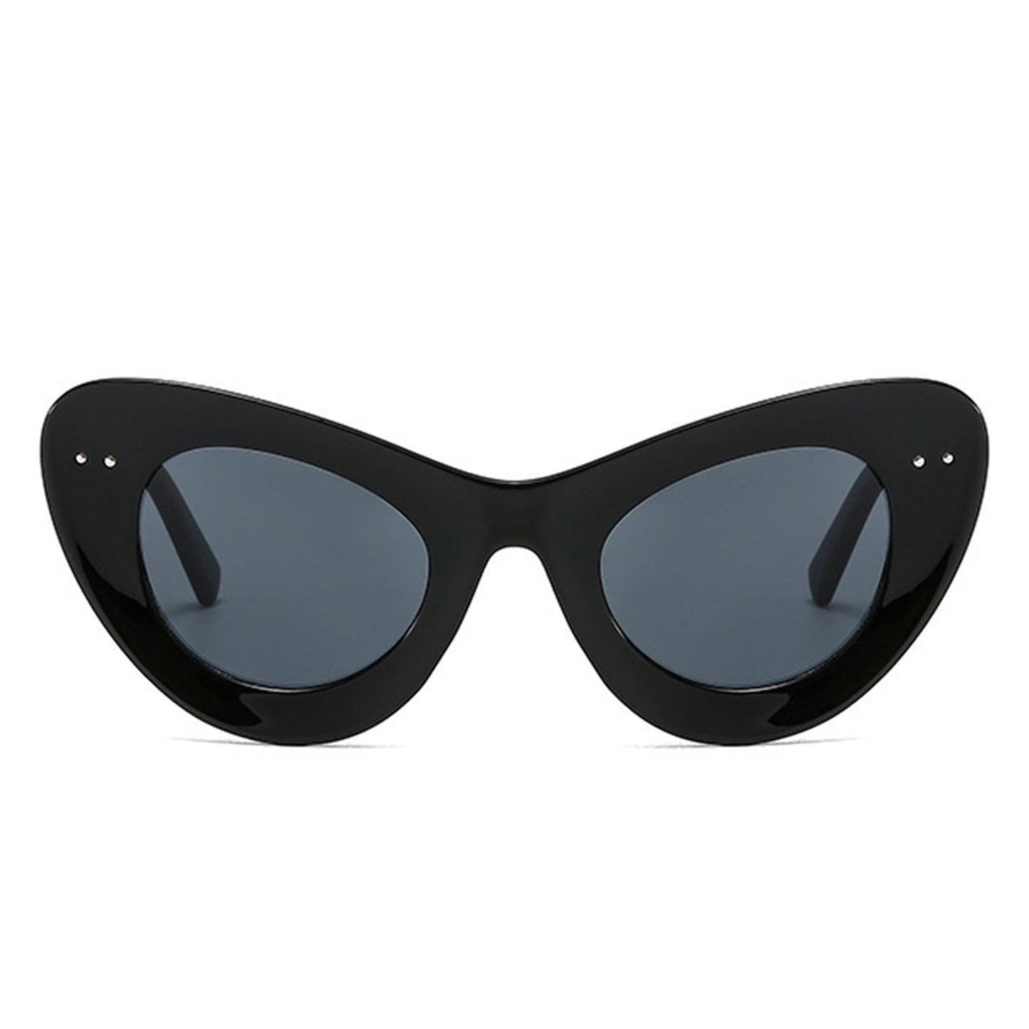 Luminara - Retro Round Cat Eye Women Fashion Sunglasses