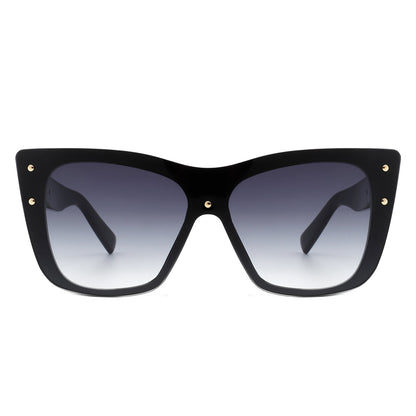 Women Retro Square Tinted Cat Eye Fashion Sunglasses