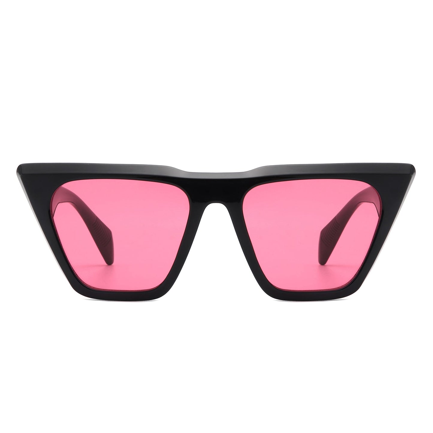 Lyra - Retro Cat Eye Flat Top Square Fashion Sunglasses