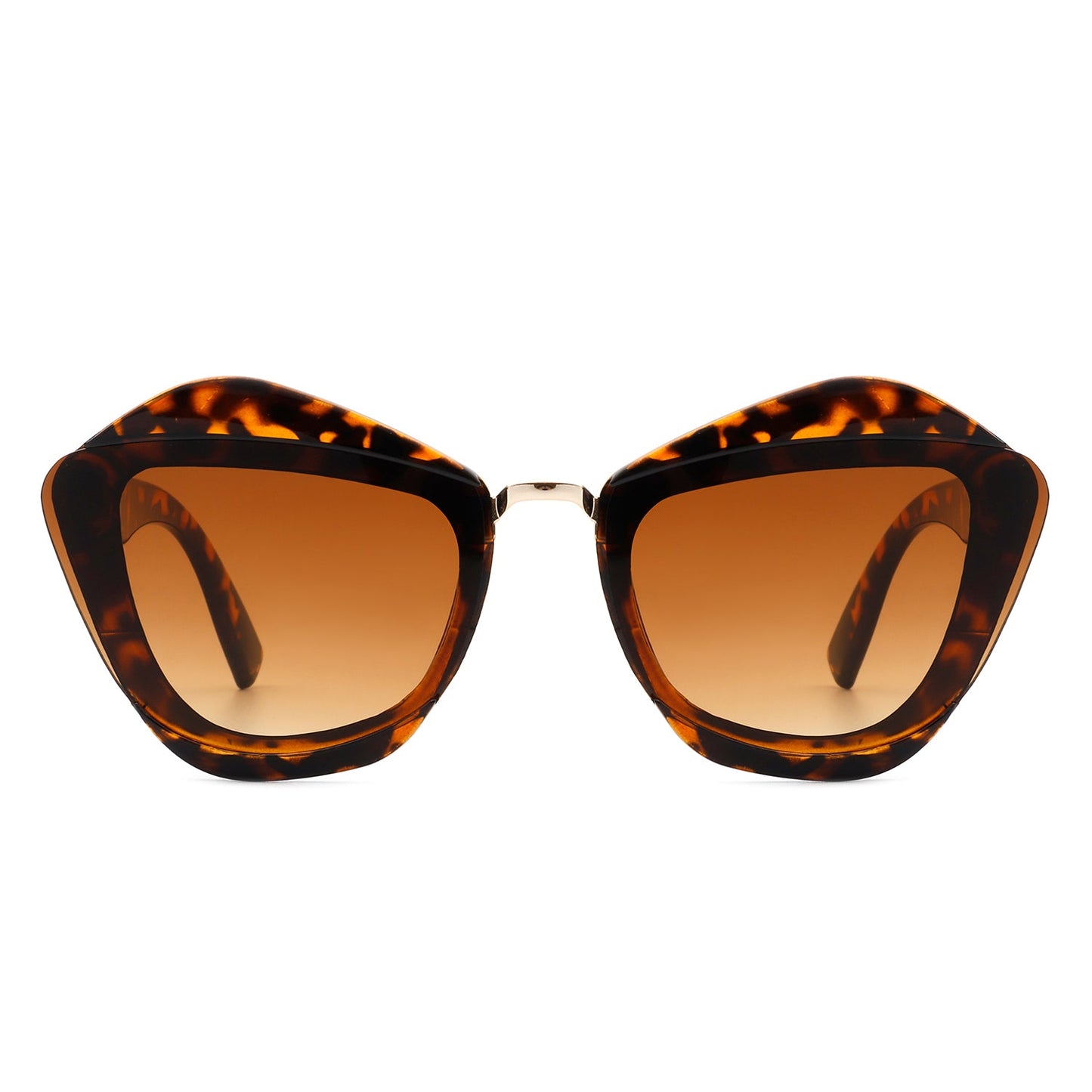 Women Square Fashion Irregular Cat Eye Sunglasses