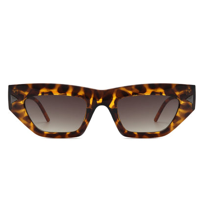 Oceanlux - Retro Chic Cat Eye Chunky Square Women's Sunglasses