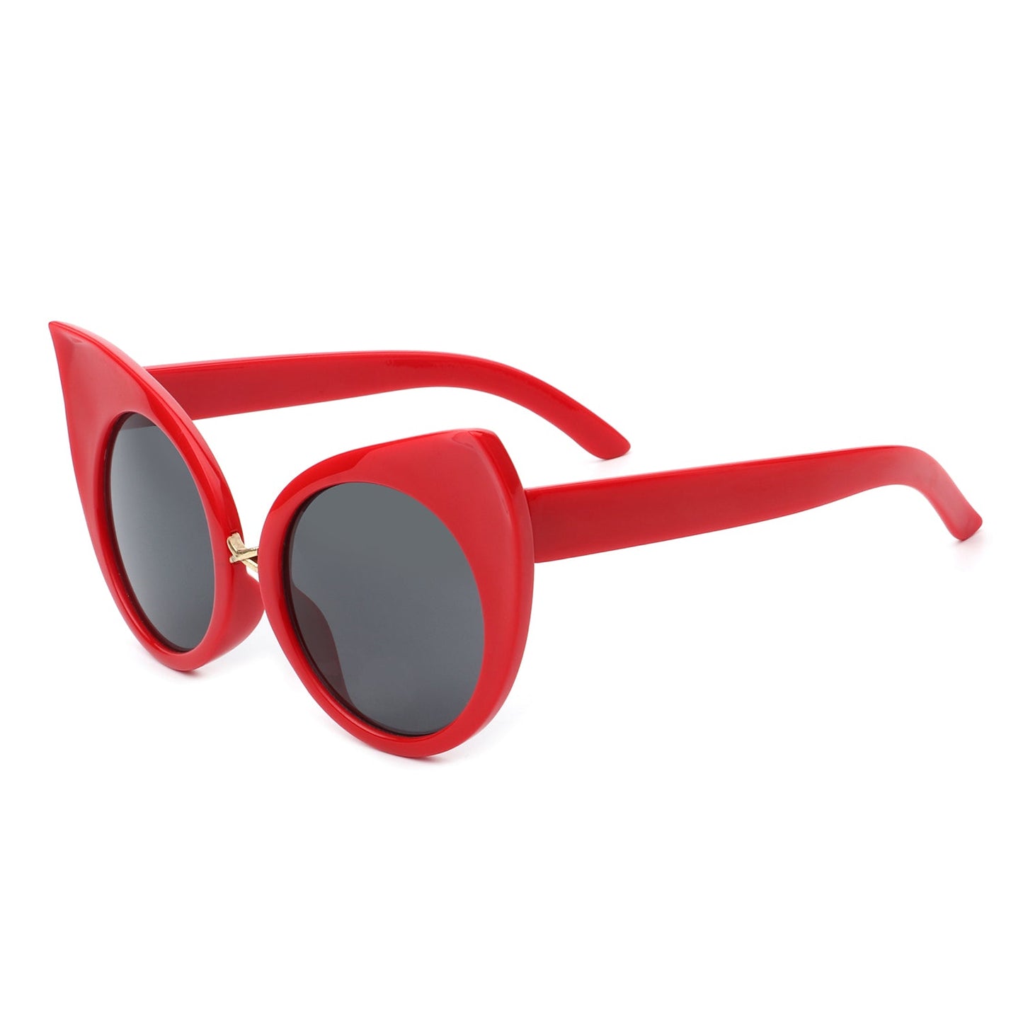 Women Mod Retro High Pointed Oversize Fashion Cat Eye Sunglasses