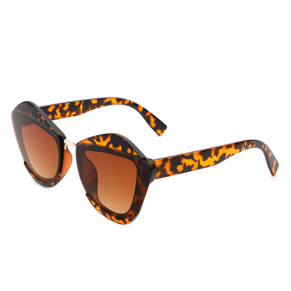 Women Square Fashion Irregular Cat Eye Sunglasses