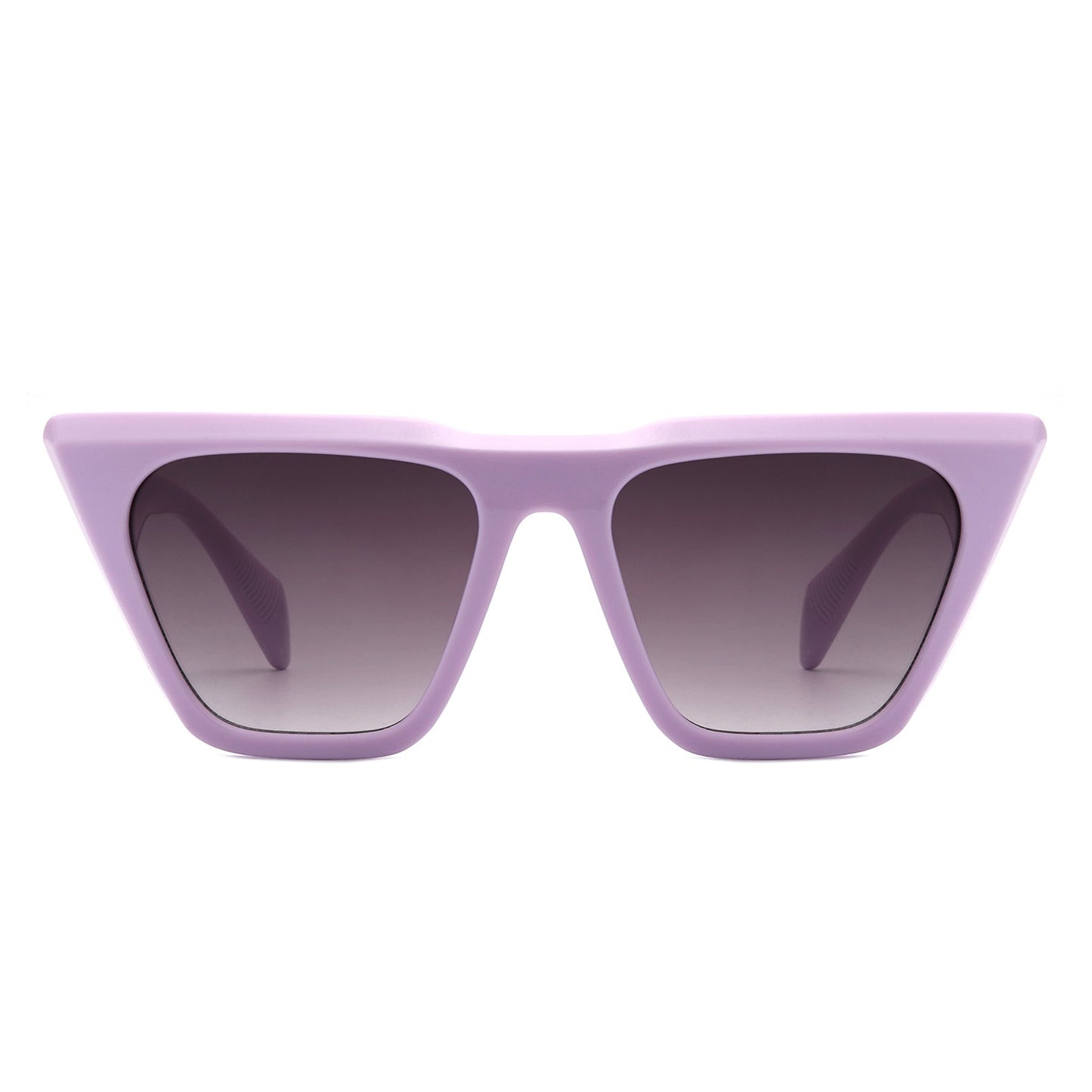 Lyra - Retro Cat Eye Flat Top Square Fashion Sunglasses