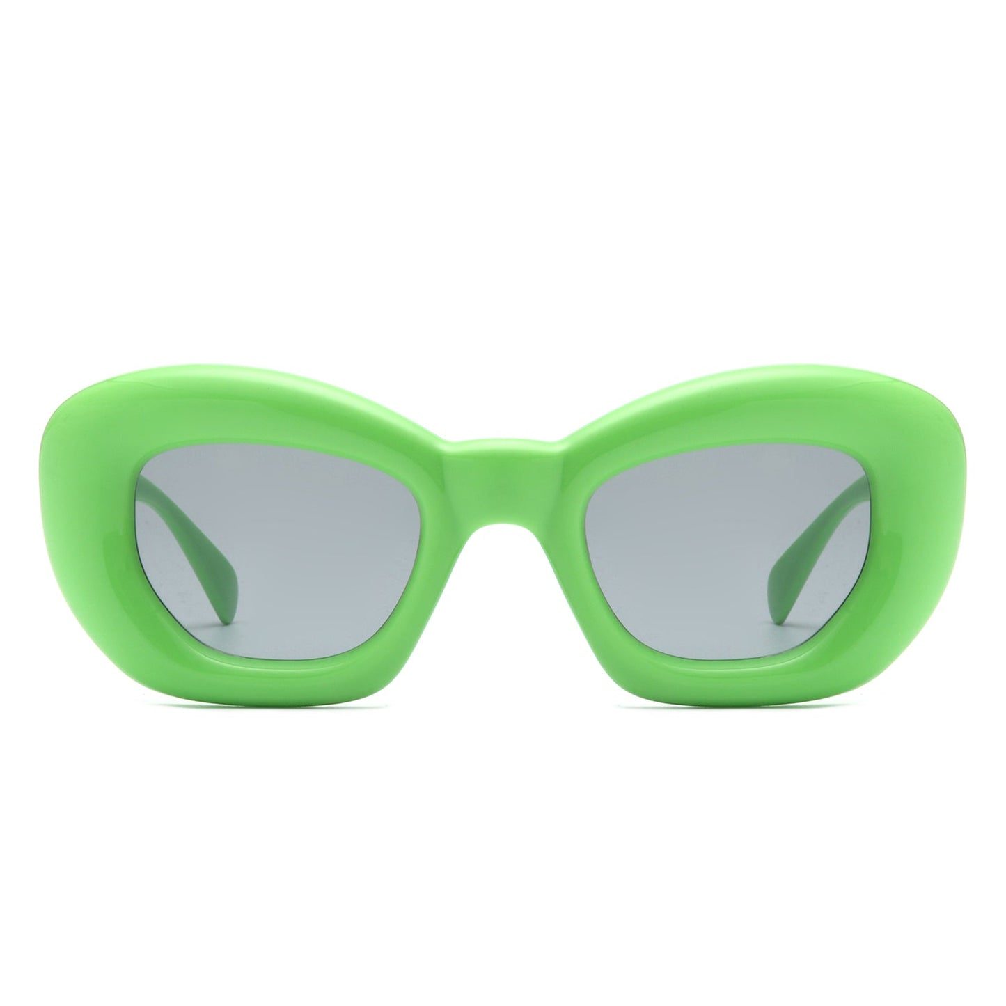 Uplos - Square Thick Frame Women Fashion Cat Eye Sunglasses