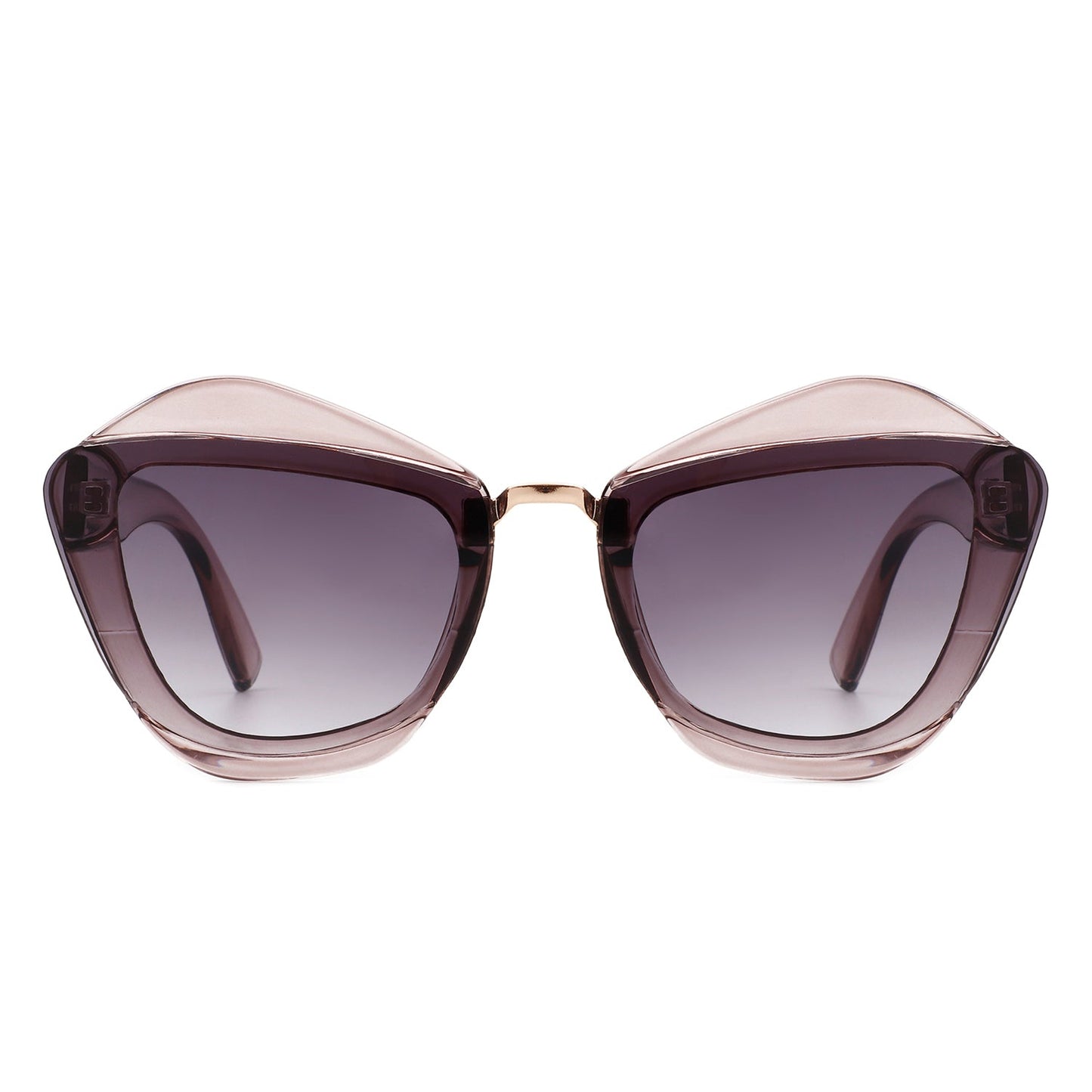 Women Square Fashion Irregular Cat Eye Sunglasses