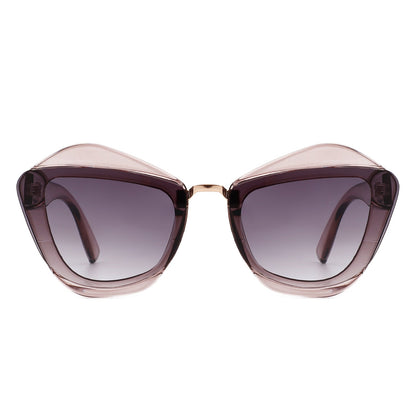 Women Square Fashion Irregular Cat Eye Sunglasses