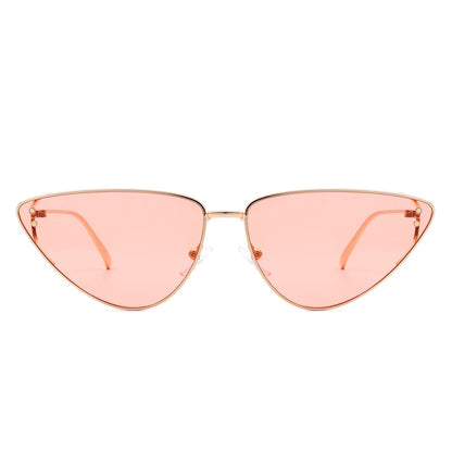 Windflow - Retro Tinted Flat Lens Fashion Cat Eye Sunglasses