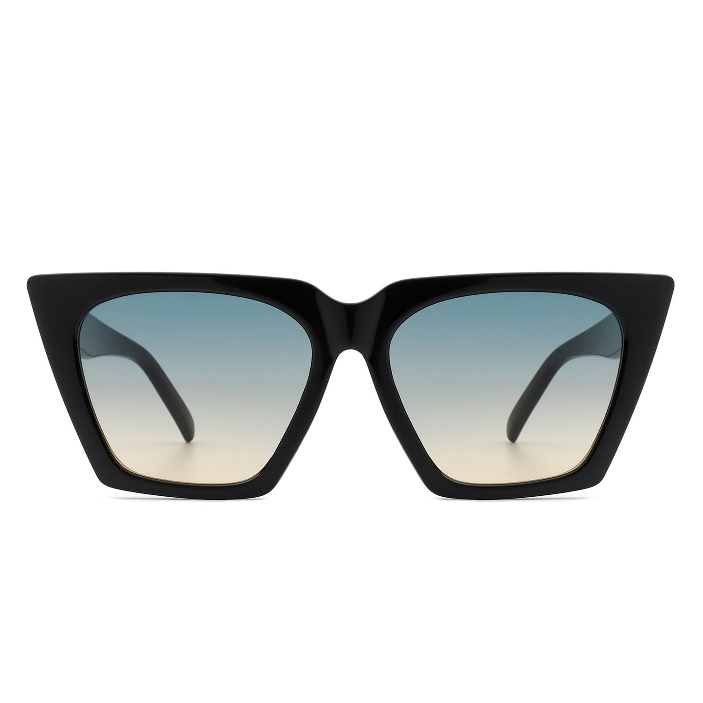 Flarebit - Women Cat Eye Retro Oversize Fashion Square Sunglasses