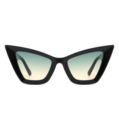 Stardaze - Retro Square High Pointed Cat Eye Sunglasses