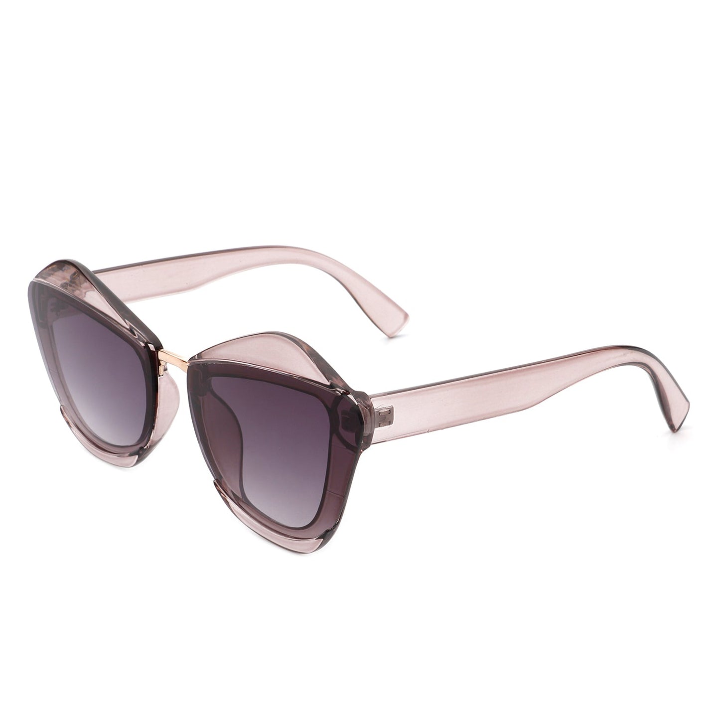 Women Square Fashion Irregular Cat Eye Sunglasses