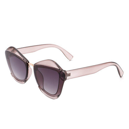 Women Square Fashion Irregular Cat Eye Sunglasses