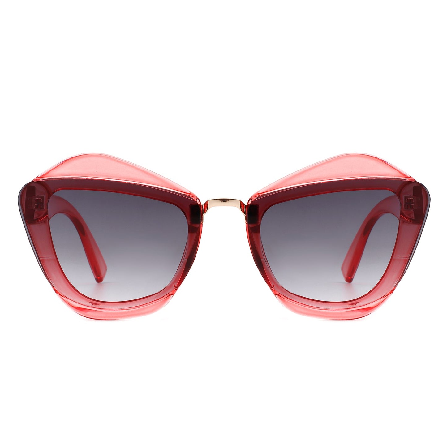 Women Square Fashion Irregular Cat Eye Sunglasses