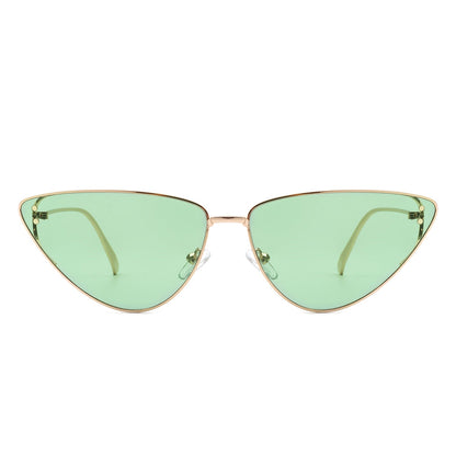 Windflow - Retro Tinted Flat Lens Fashion Cat Eye Sunglasses