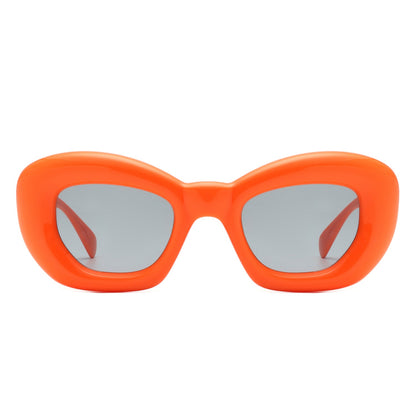 Uplos - Square Thick Frame Women Fashion Cat Eye Sunglasses