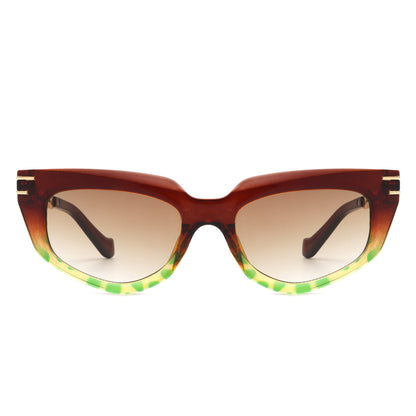 Skylight - Women's Chic Chain Link Design Cat Eye Sunglasses