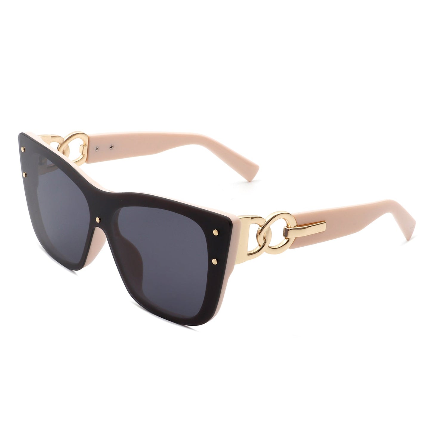 Women Retro Square Tinted Cat Eye Fashion Sunglasses