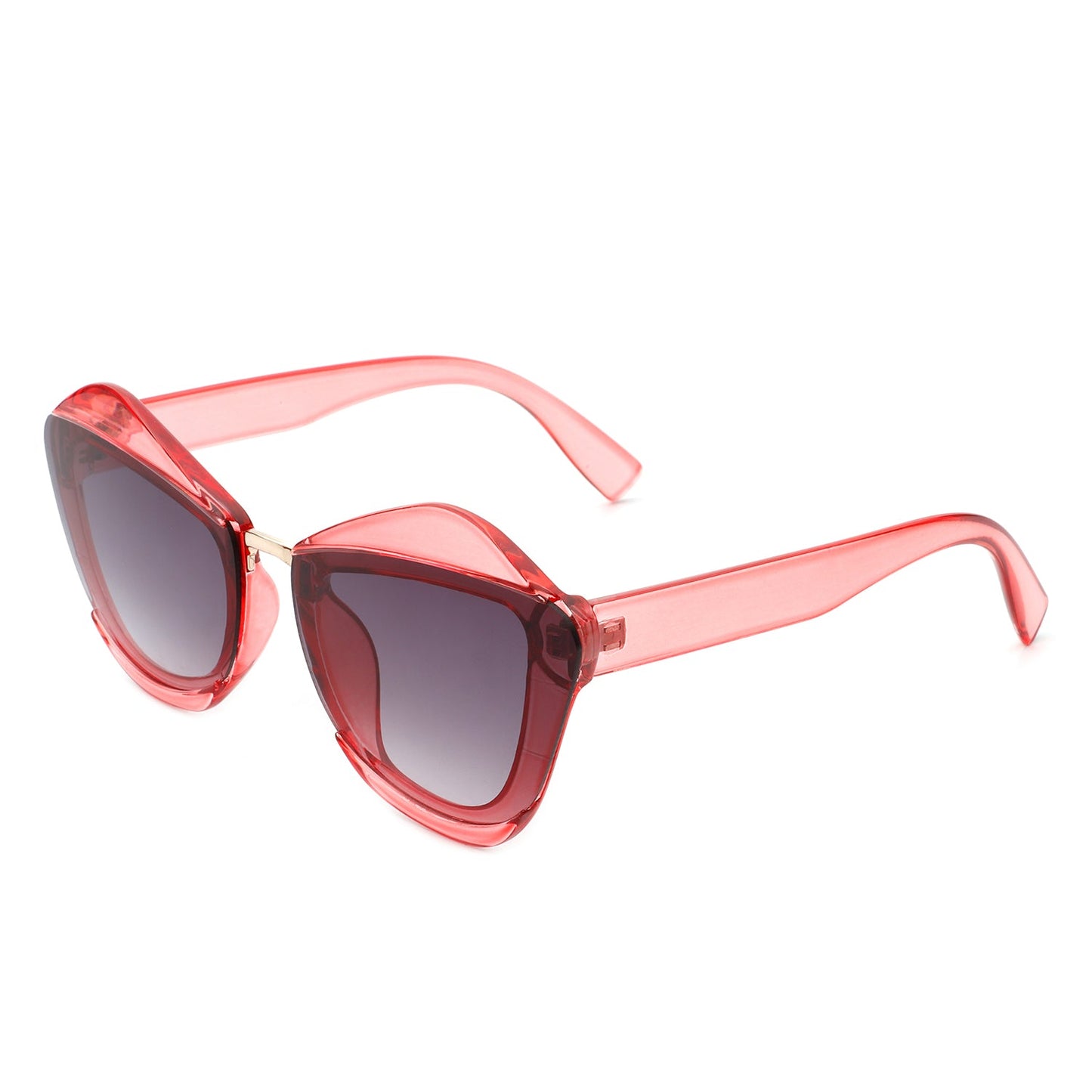 Women Square Fashion Irregular Cat Eye Sunglasses
