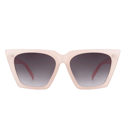 Flarebit - Women Cat Eye Retro Oversize Fashion Square Sunglasses