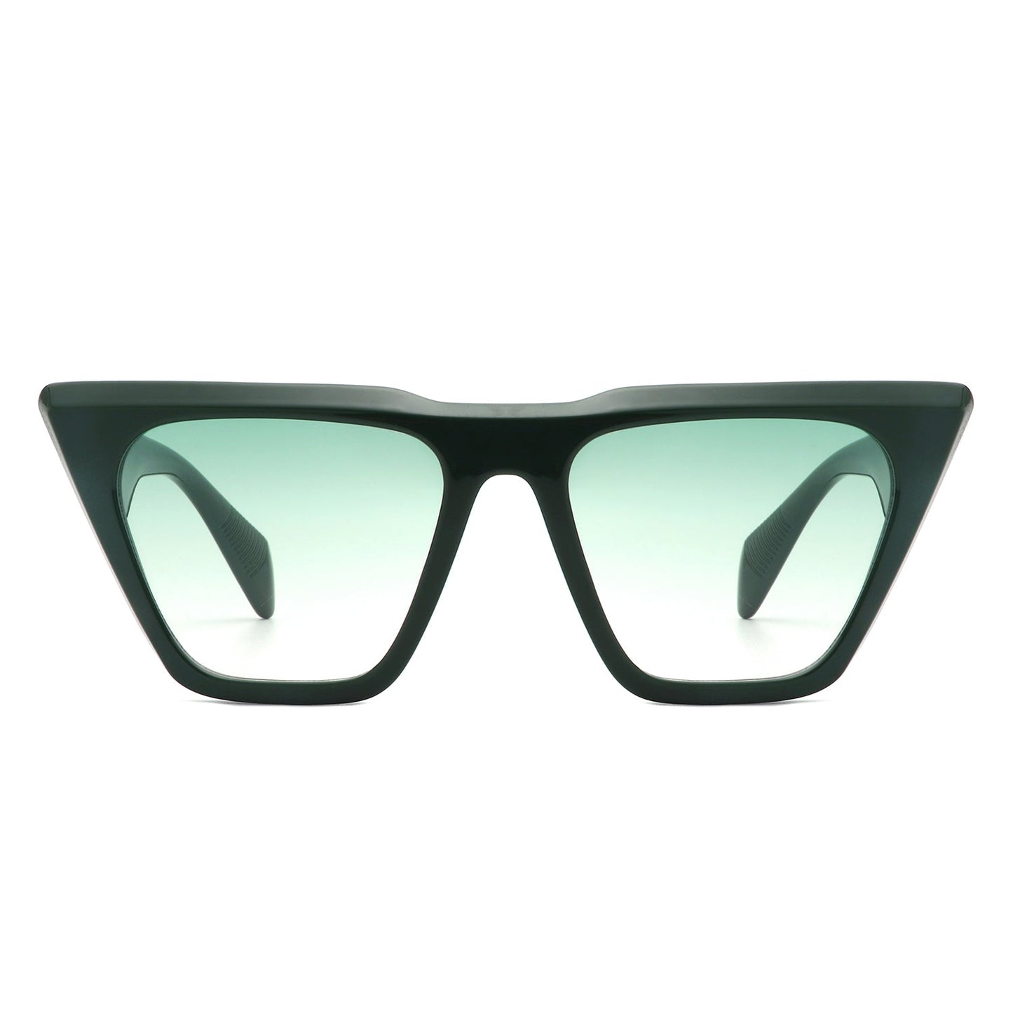 Lyra - Retro Cat Eye Flat Top Square Fashion Sunglasses