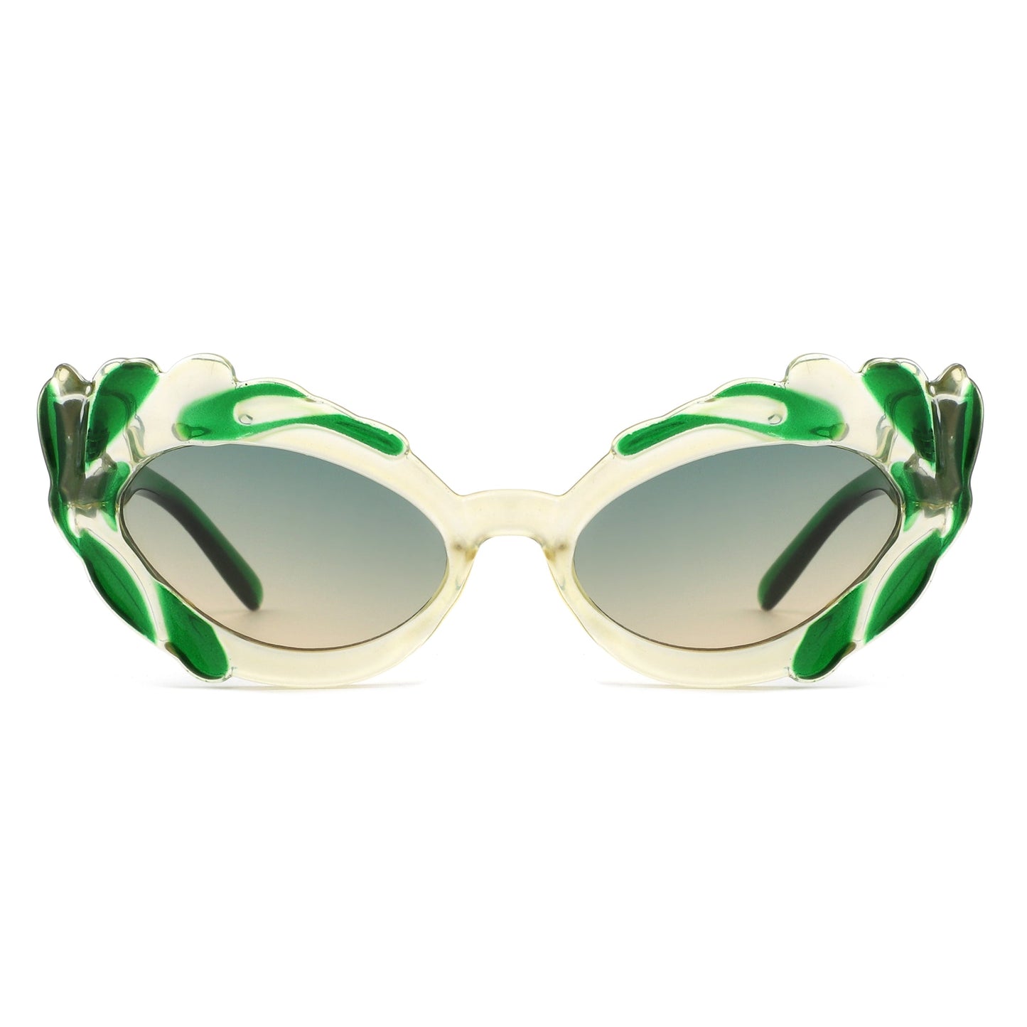 Snapp - Modern Sculpted Cat Eye Fashion Women's Sunglass