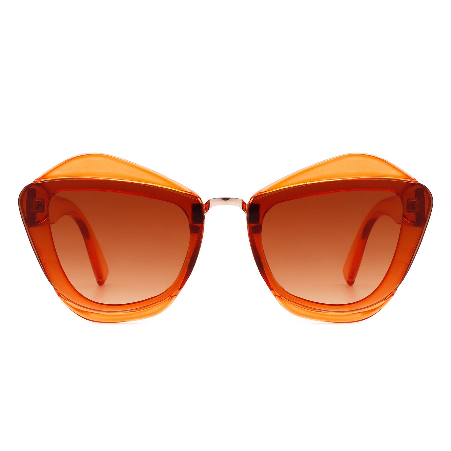 Women Square Fashion Irregular Cat Eye Sunglasses