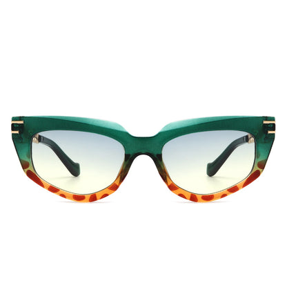 Skylight - Women's Chic Chain Link Design Cat Eye Sunglasses