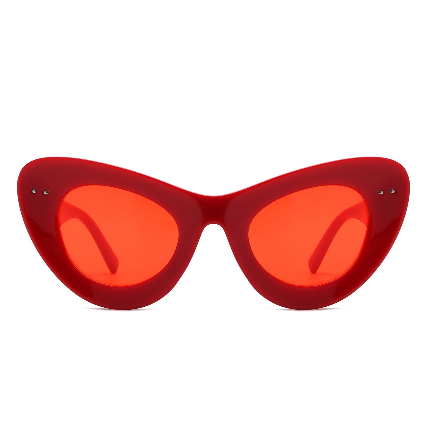 Luminara - Retro Round Cat Eye Women Fashion Sunglasses