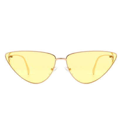 Windflow - Retro Tinted Flat Lens Fashion Cat Eye Sunglasses