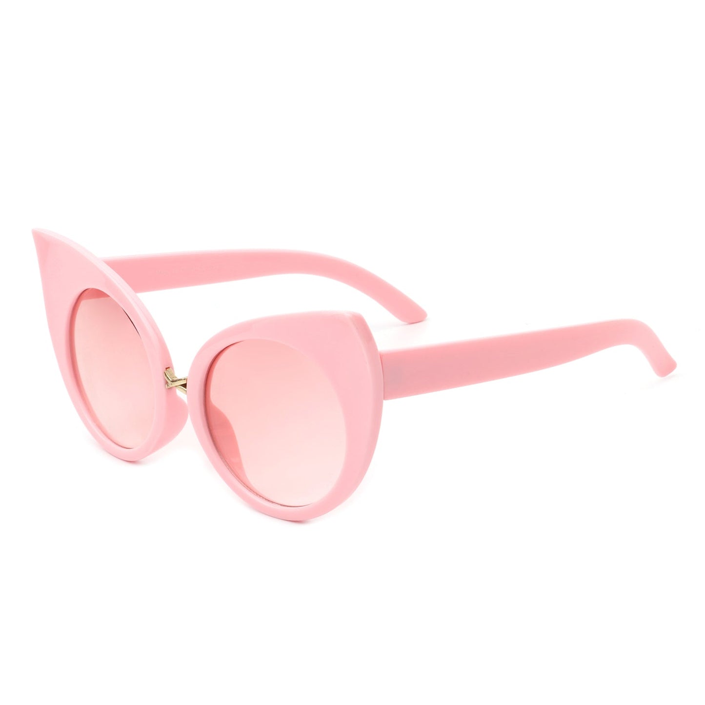 Women Mod Retro High Pointed Oversize Fashion Cat Eye Sunglasses