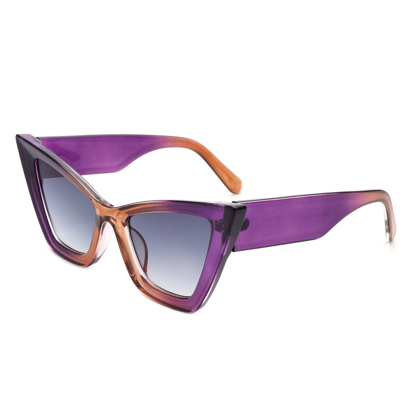 Stardaze - Retro Square High Pointed Cat Eye Sunglasses