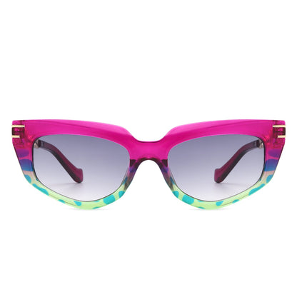 Skylight - Women's Chic Chain Link Design Cat Eye Sunglasses