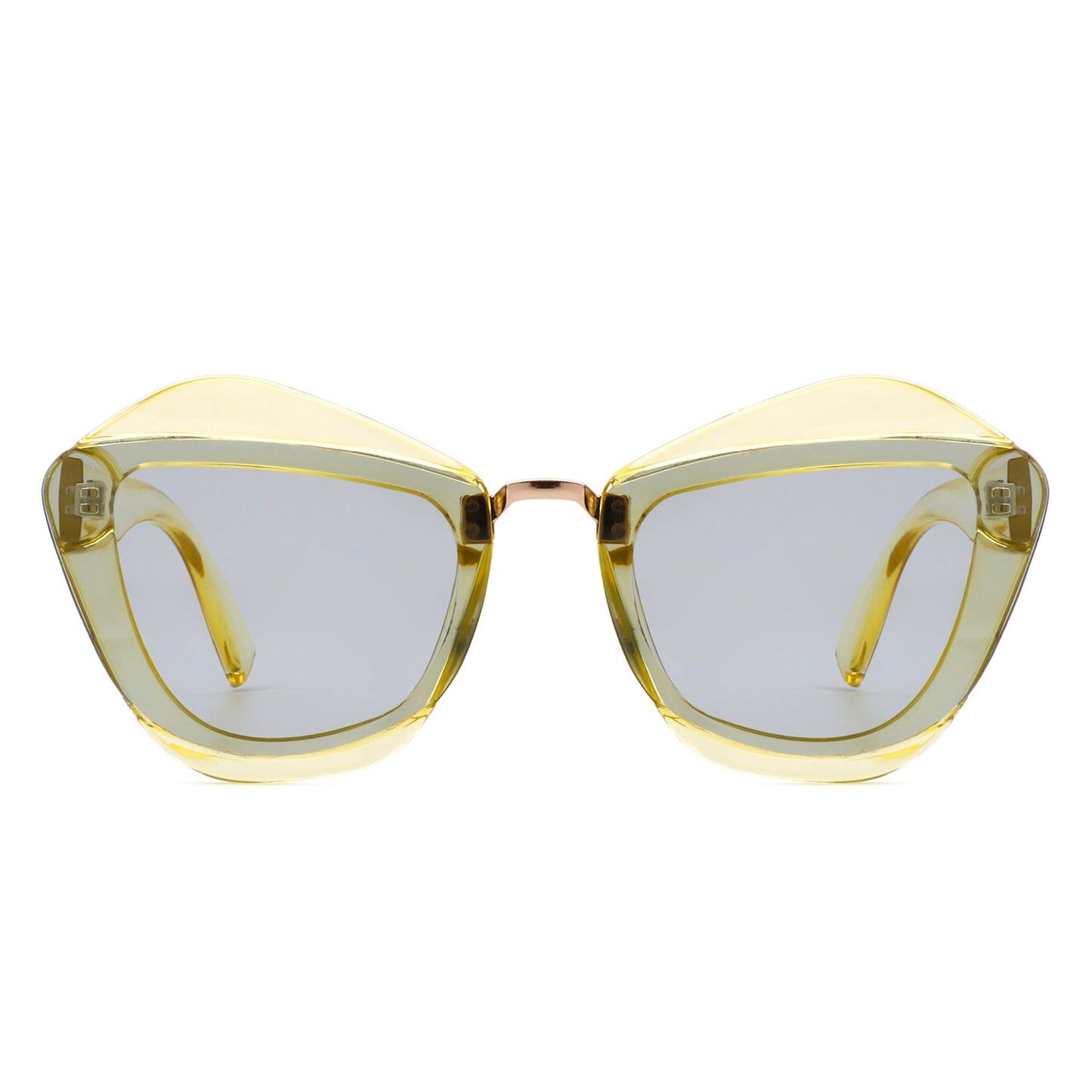 Women Square Fashion Irregular Cat Eye Sunglasses