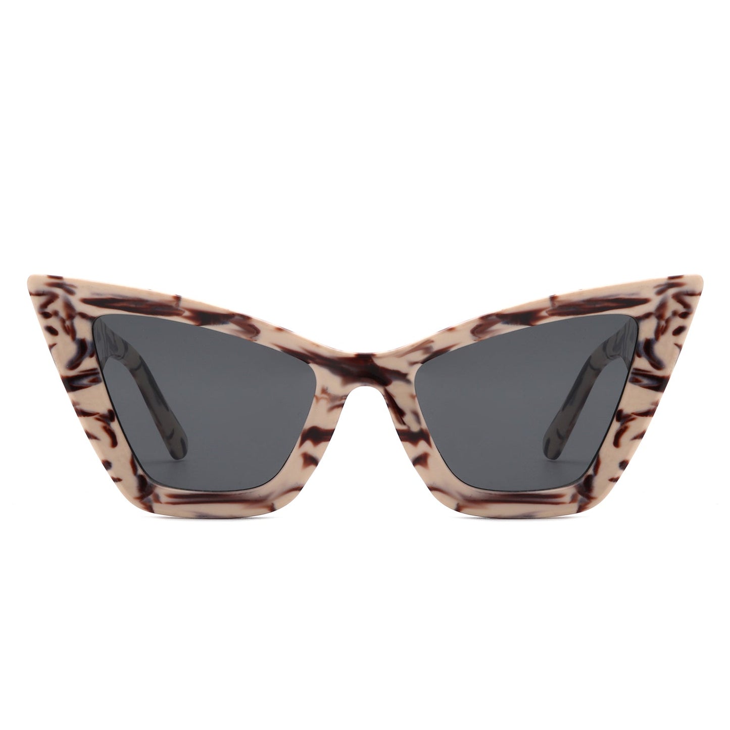 Stardaze - Retro Square High Pointed Cat Eye Sunglasses