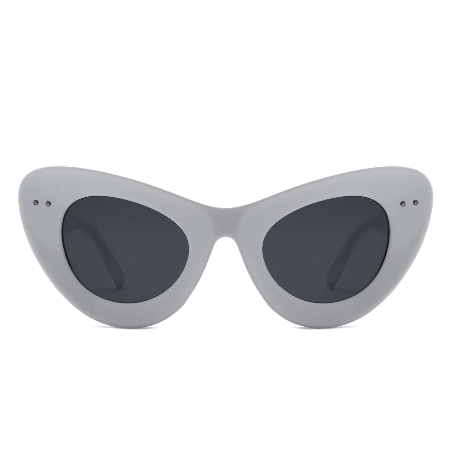 Luminara - Retro Round Cat Eye Women Fashion Sunglasses