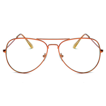 ENID - Trendy Aviator Clear Glasses Lens Sun Glasses